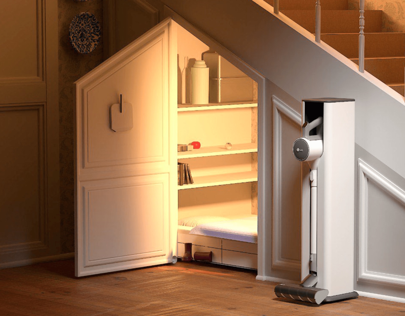 Magic 3D: Cupboard under the stairs — a0