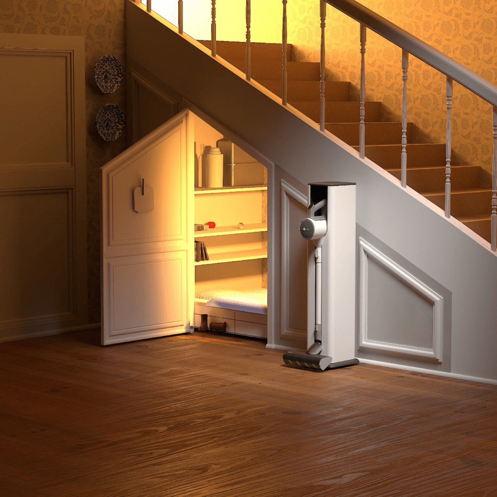 Magic 3D: Cupboard under the stairs — a1