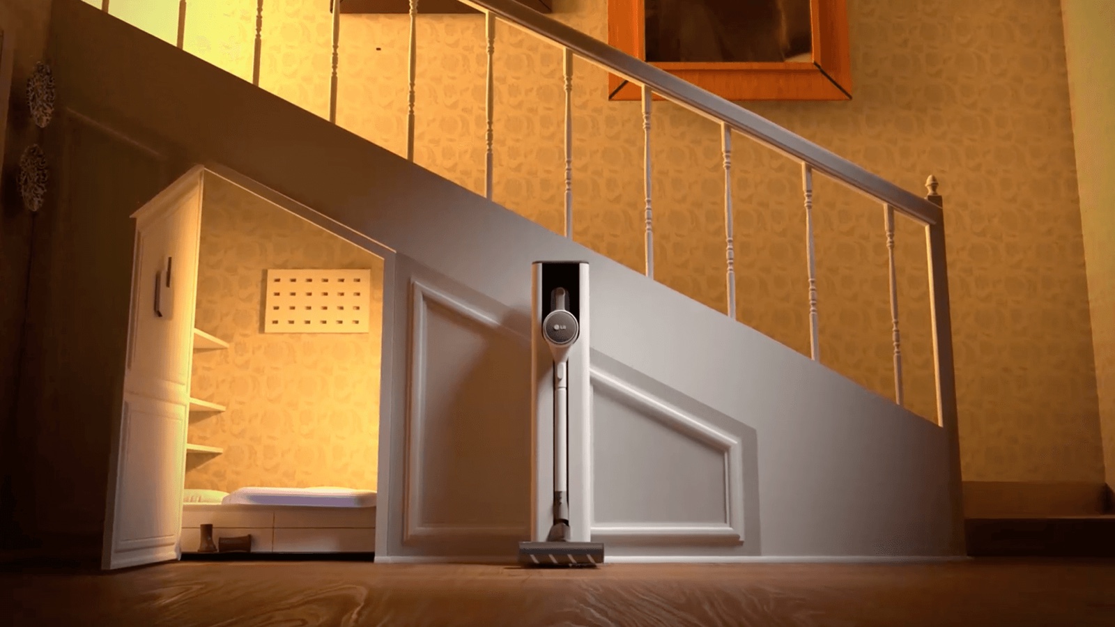 Magic 3D: Cupboard under the stairs — b1
