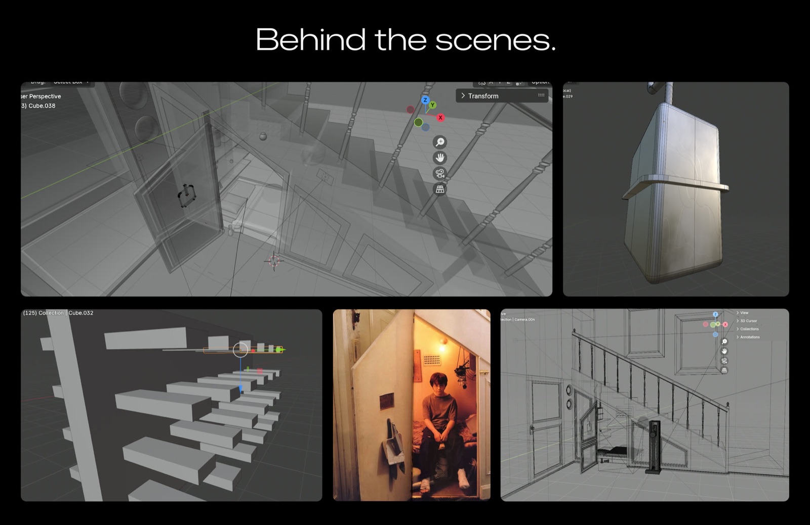 Magic 3D: Cupboard under the stairs — a3