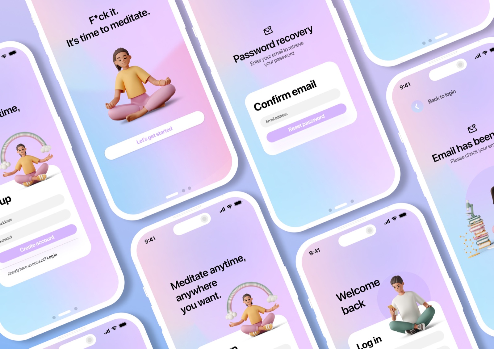 UX/UI: Meditation App — a5