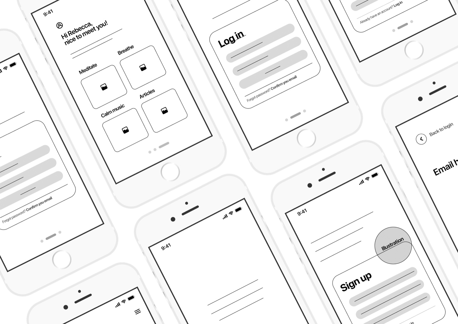 UX/UI: Meditation App — b1
