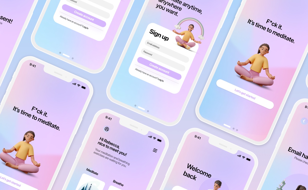 UX/UI: Meditation App